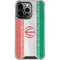 Iran Flag Distressed iPhone 16 Pro Max Clear Case
